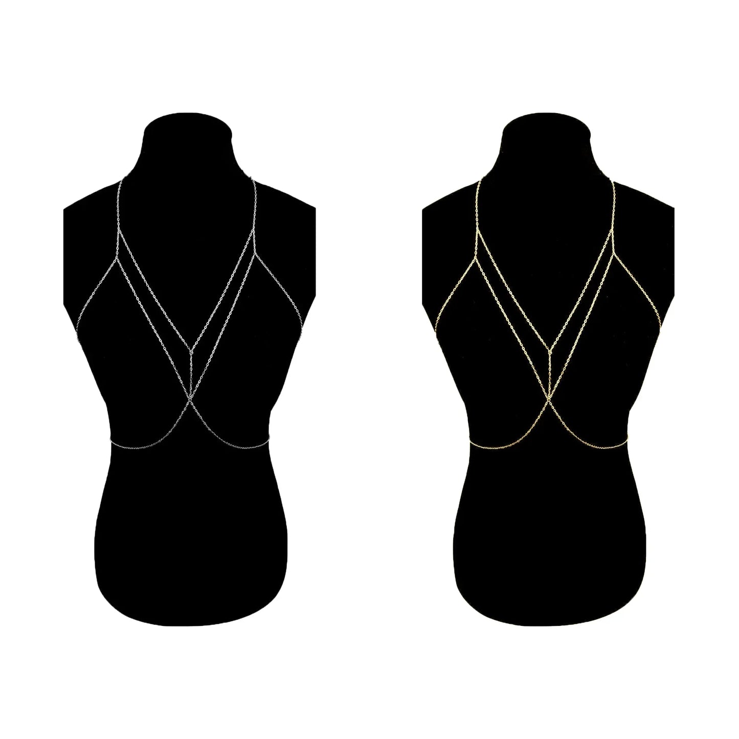Glamour Layered Bra Chain Jewelry