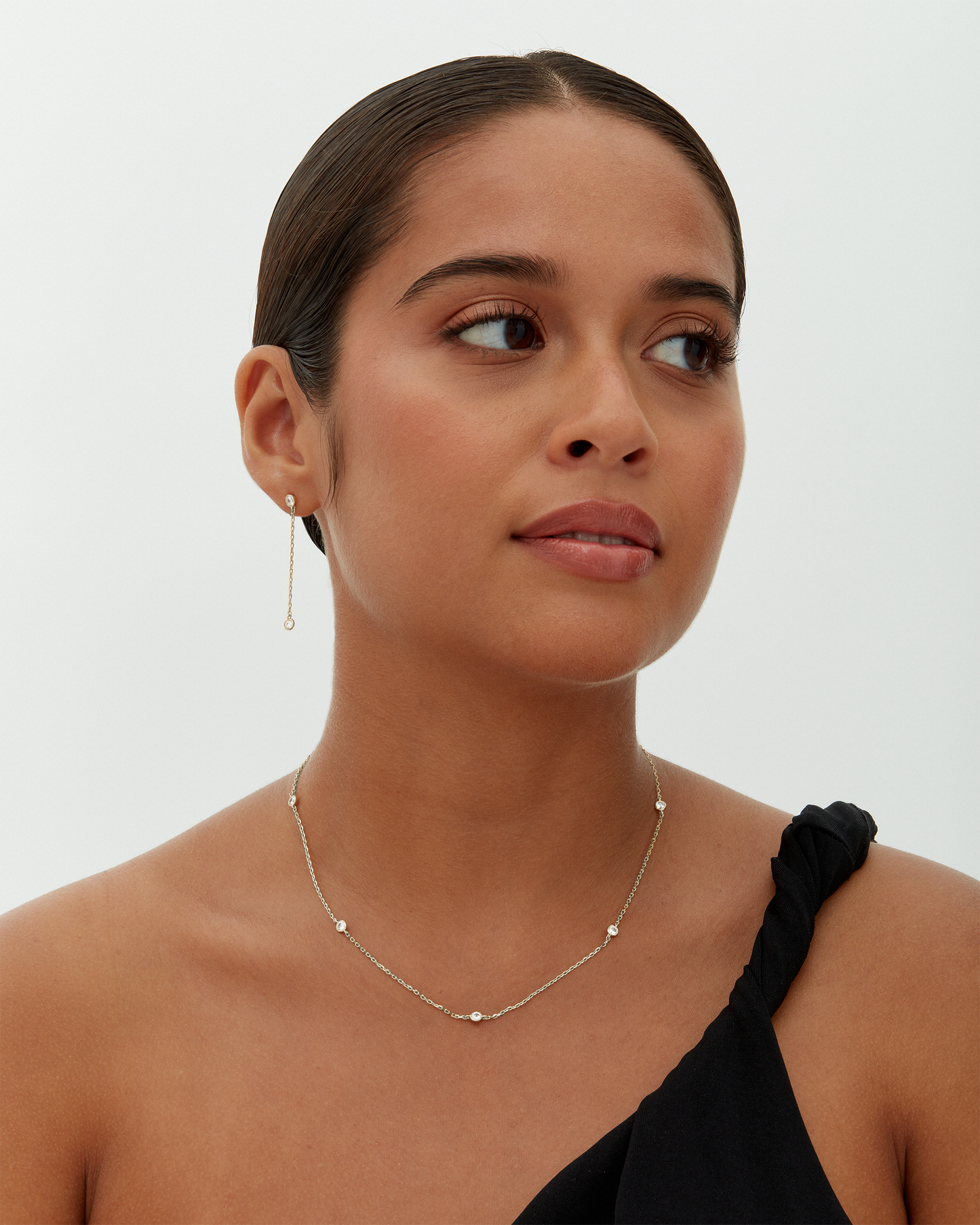 Effortless Layering Cubic Zirconia Necklace