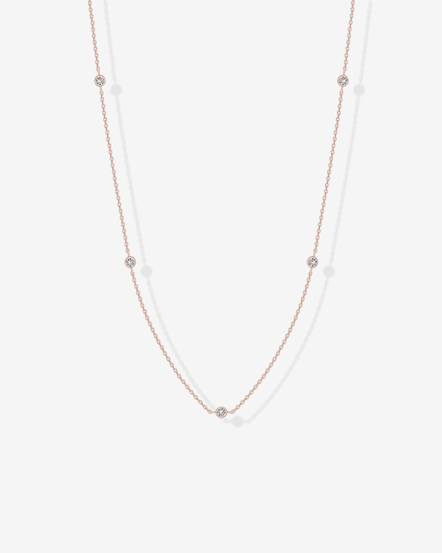 Effortless Layering Cubic Zirconia Necklace