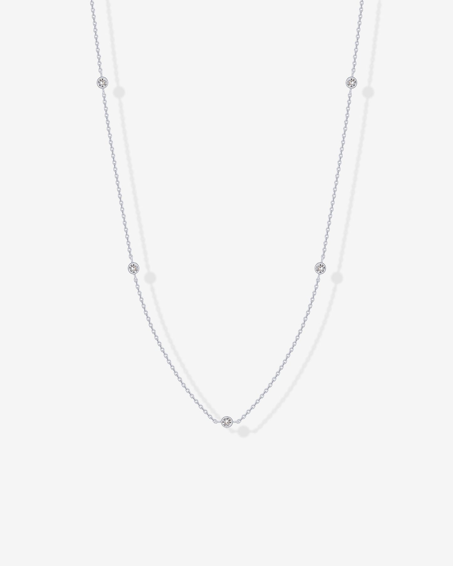 Effortless Layering Cubic Zirconia Necklace