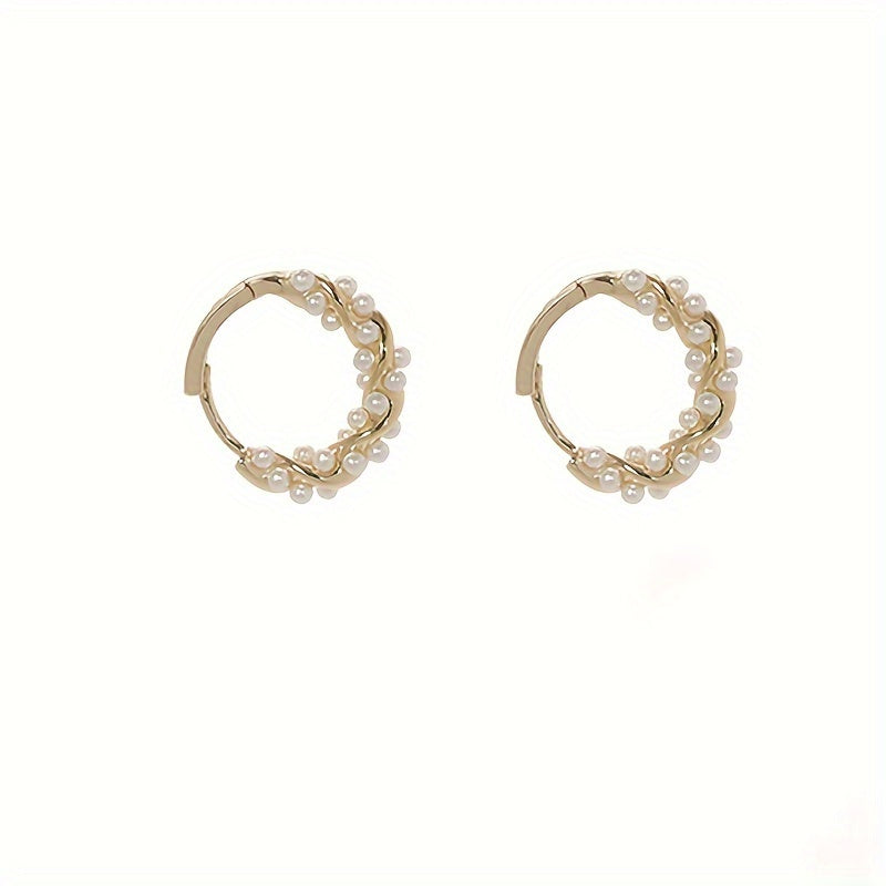 Lightweight Pearl-Inspired Earrings