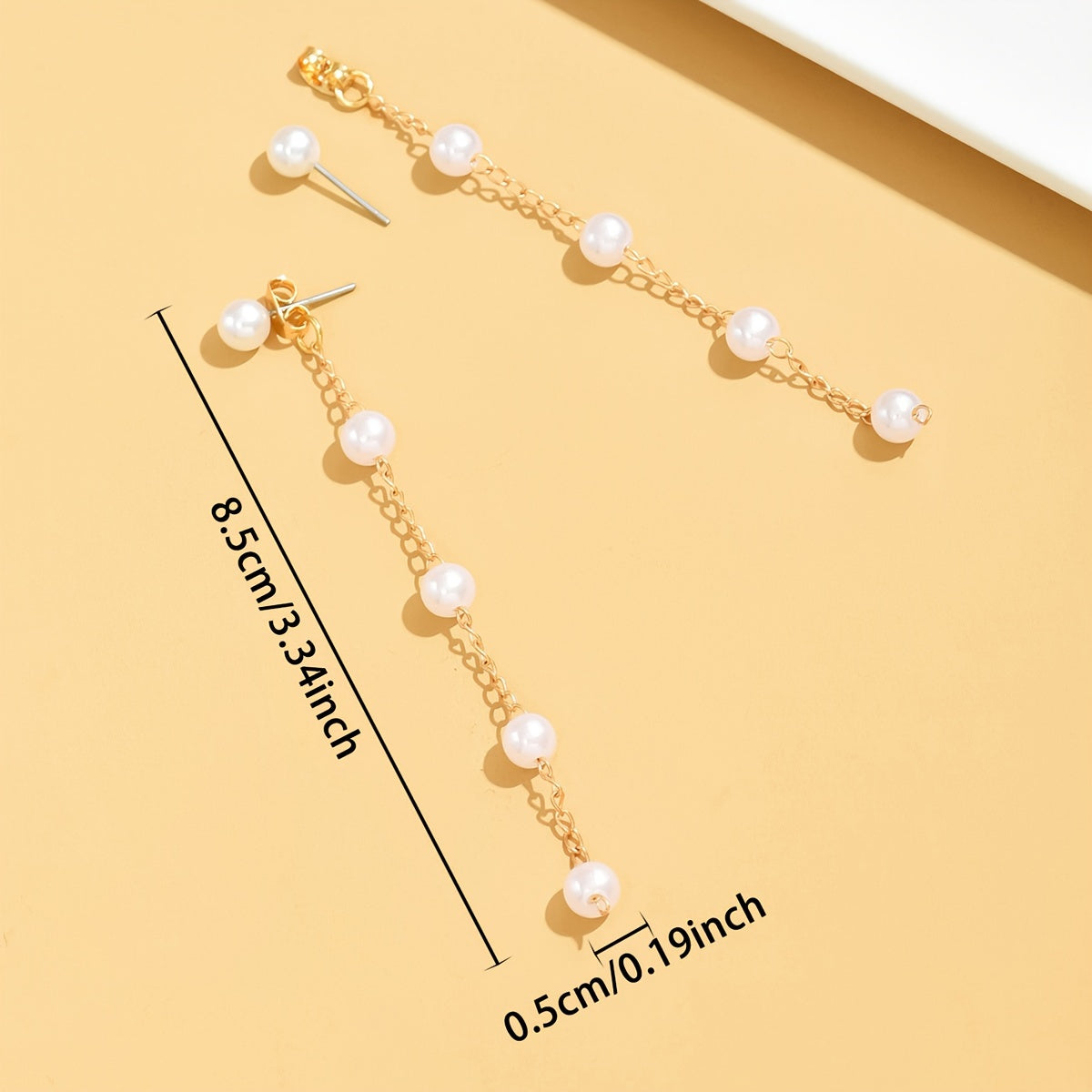 Lightweight Pearl-Inspired Earrings