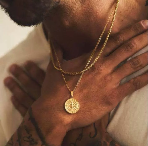 Everlasting Stainless Compass Necklace