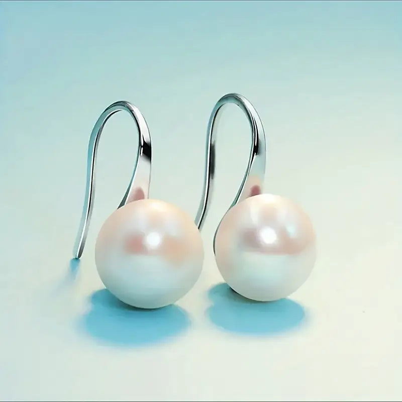 Lightweight Pearl-Inspired Earrings