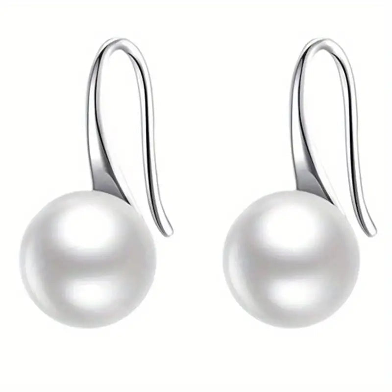 Lightweight Pearl-Inspired Earrings