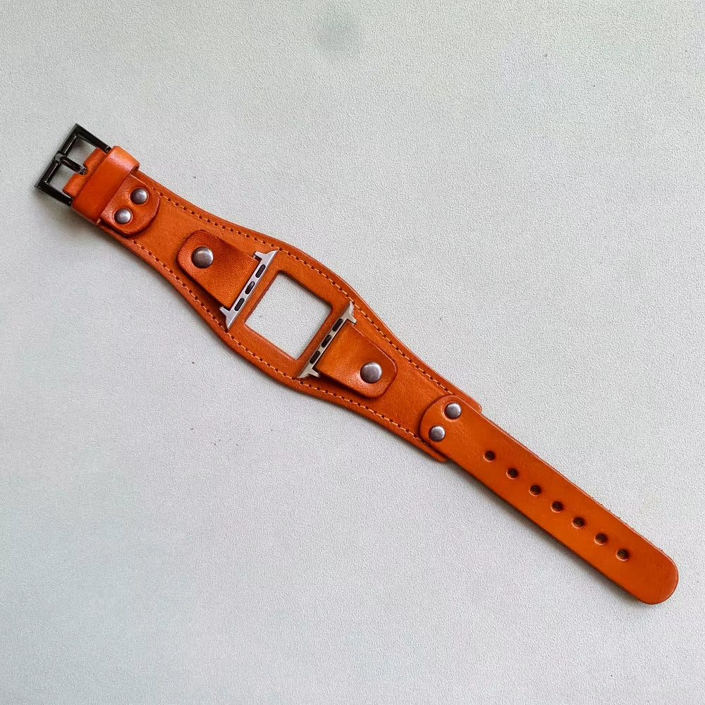 Rugged Modern Leather Band