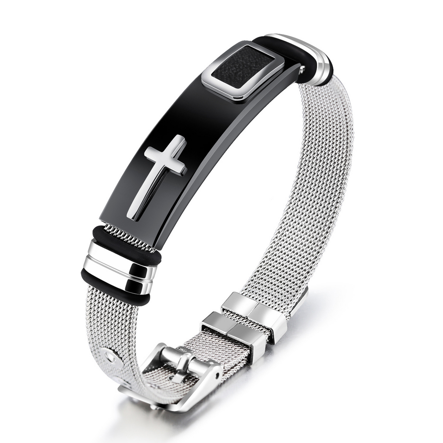 Faith-Expressive Adjustable Cross Bracelet