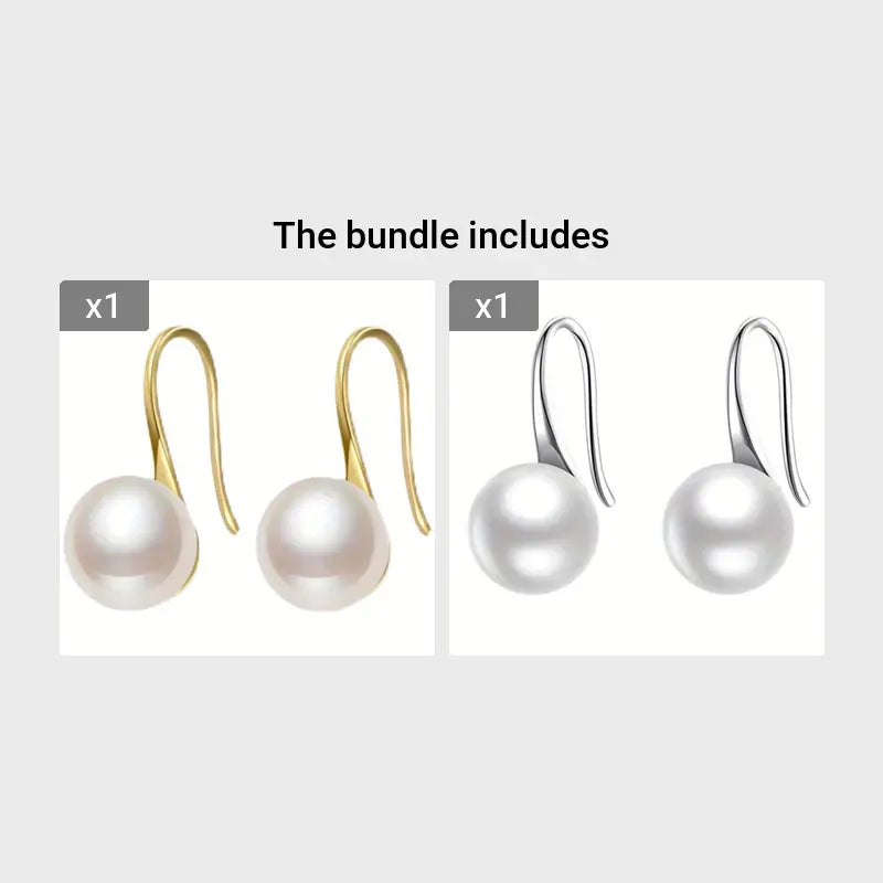 Lightweight Pearl-Inspired Earrings