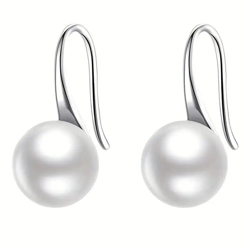 Lightweight Pearl-Inspired Earrings