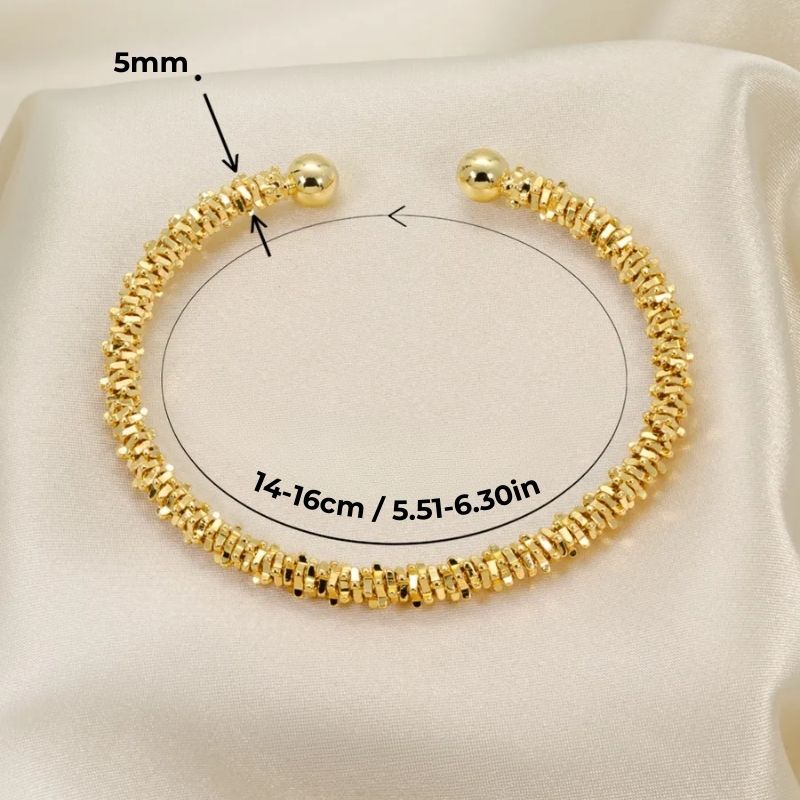 Comfort-Fit Hypoallergenic Cuff Bracelet