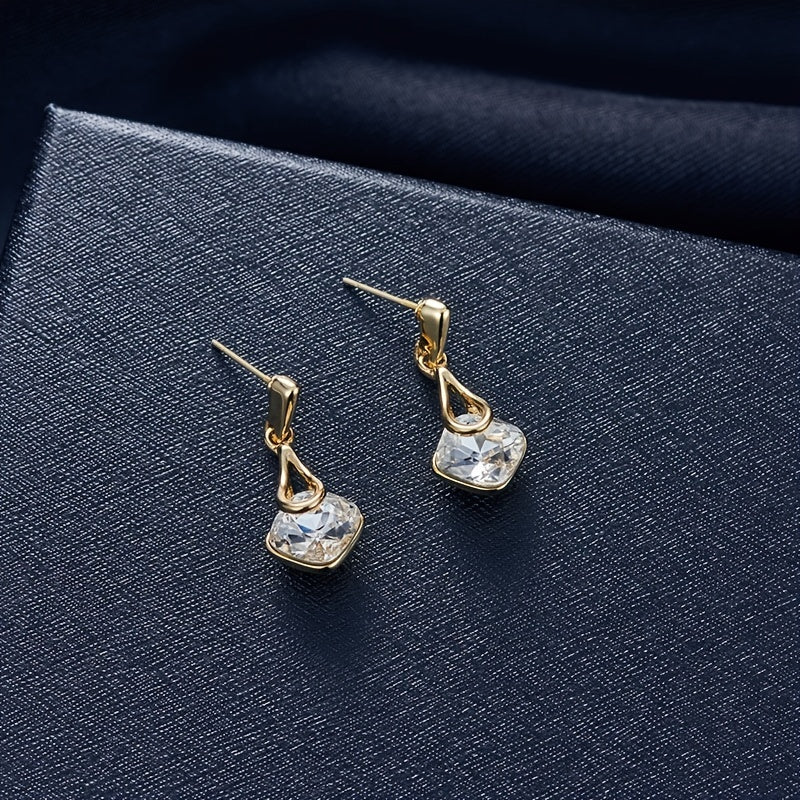 Comfort-Fit Sparkle Earrings and Necklace