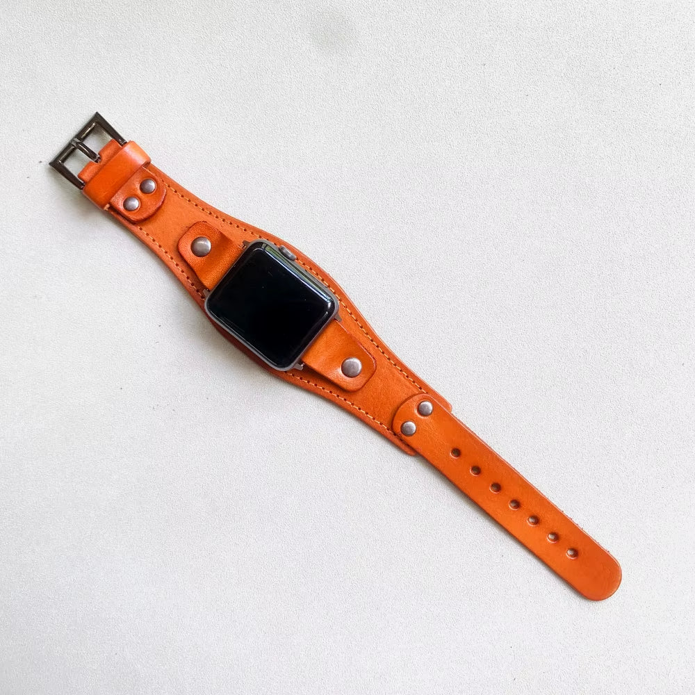 Rugged Modern Leather Band