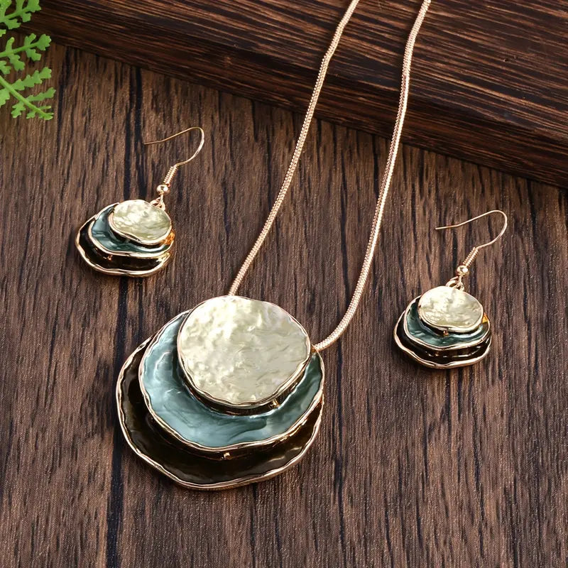 Day-to-Night Earrings and Necklace