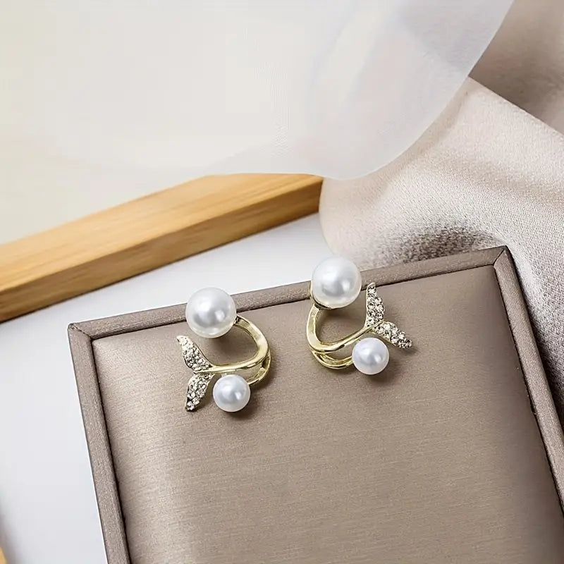 Luminous Pearl-Inspired Earrings