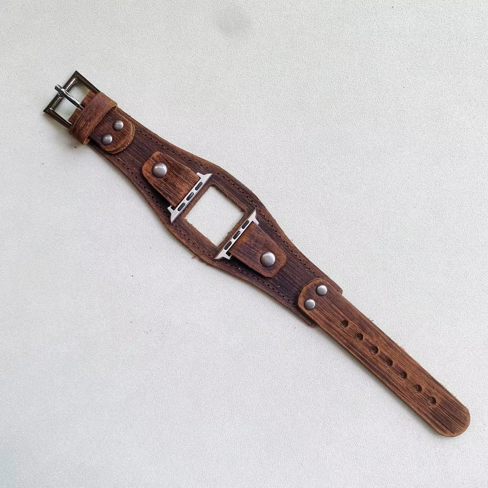 Rugged Modern Leather Band