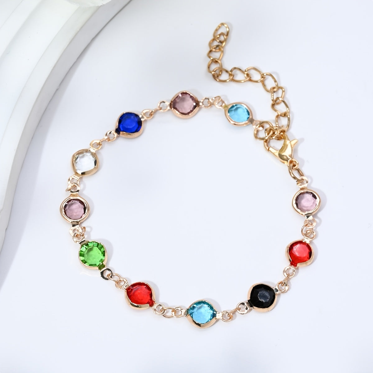 Comfort-Fit Gold-Tone Bracelet