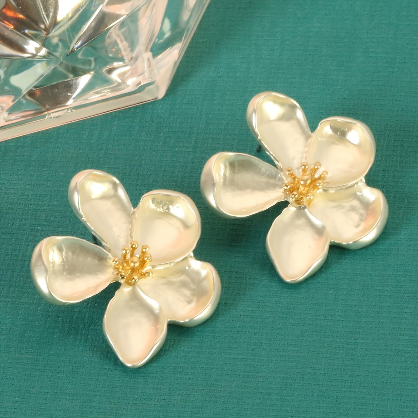 Feather-Light Gold-Tone Earrings