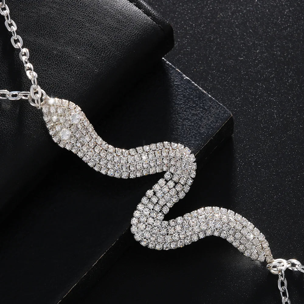 Elegant Rhinestone Chest Adornment