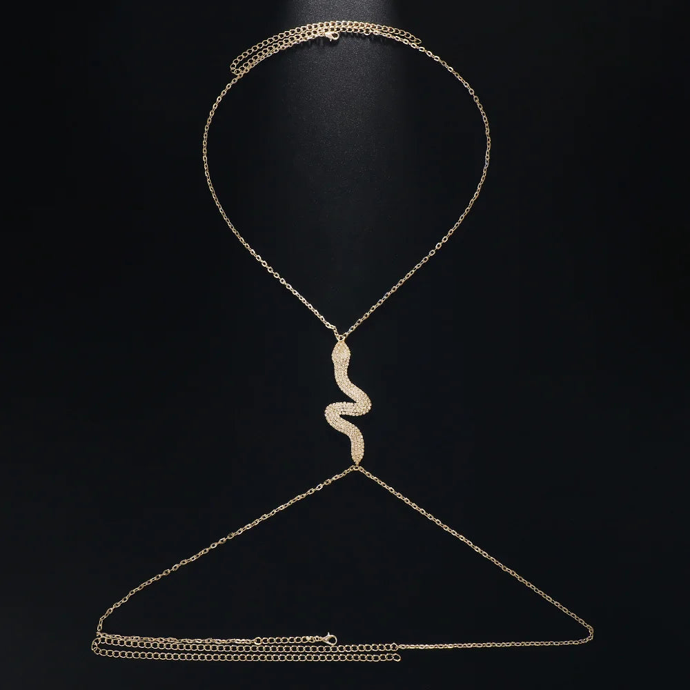 Elegant Rhinestone Chest Adornment