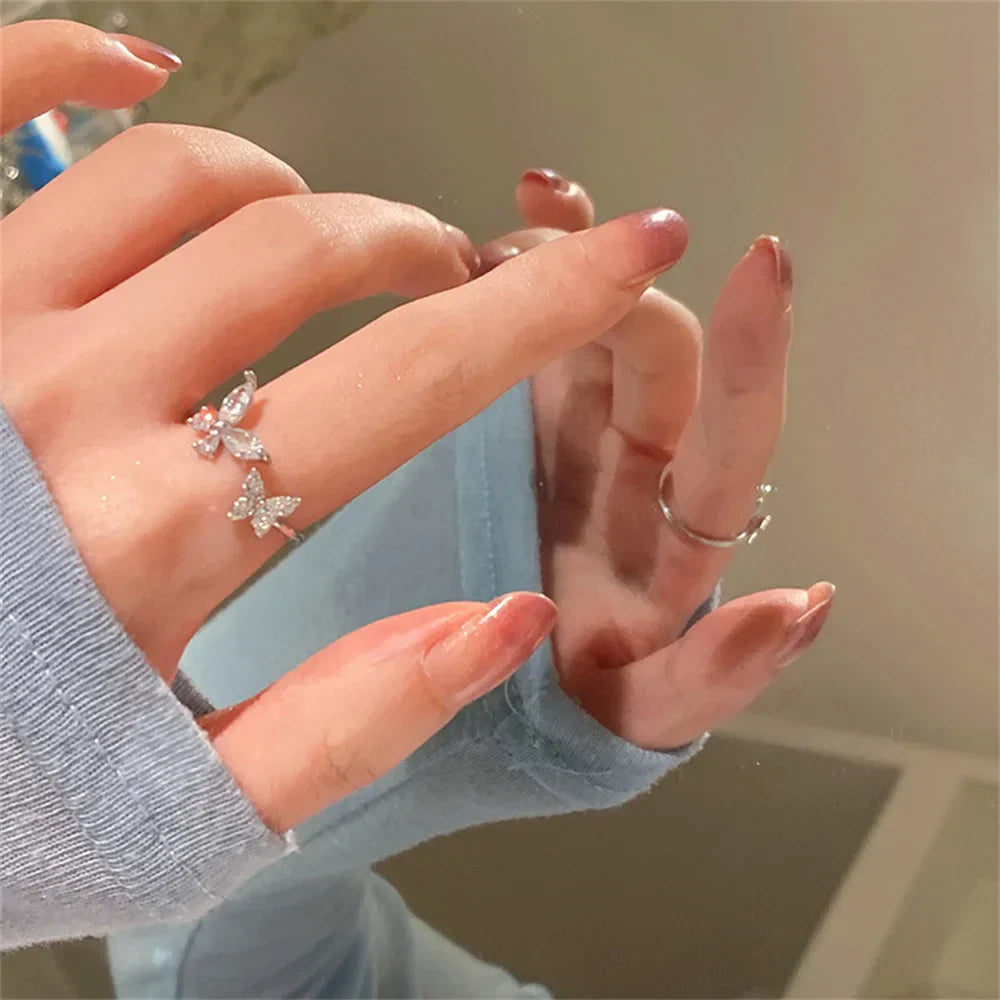 Dancing Butterfly Ring Gift Set