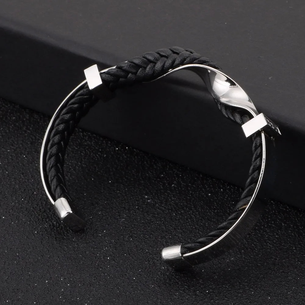 Sleek Comfort Twisted Bracelet