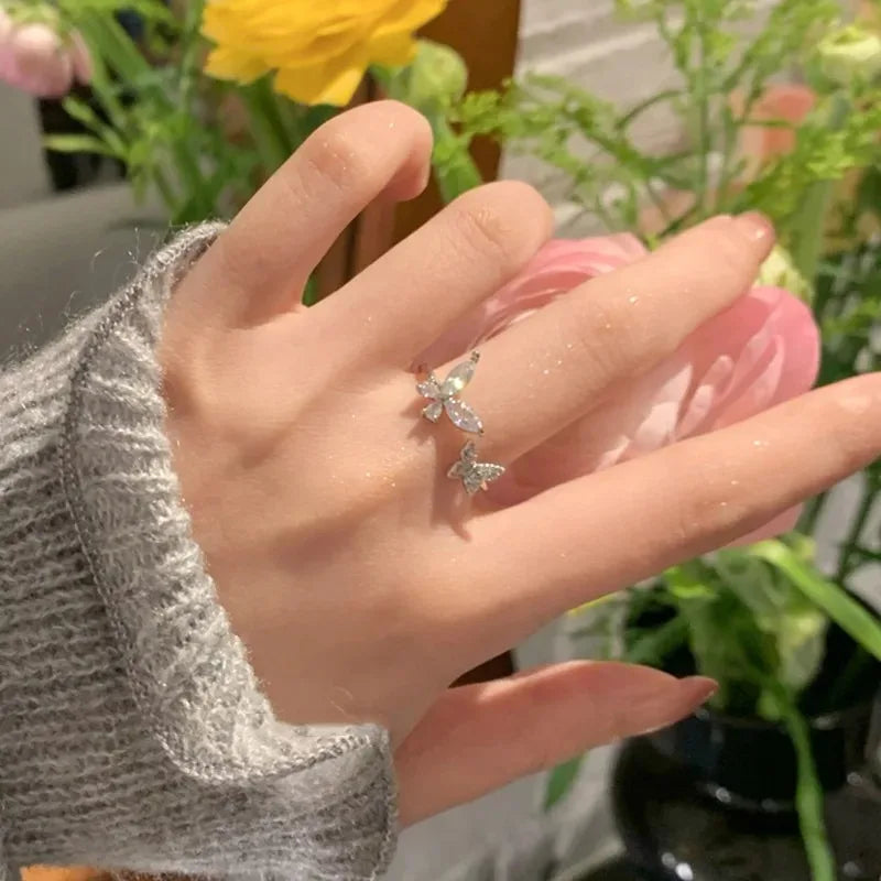 Dancing Butterfly Ring Gift Set