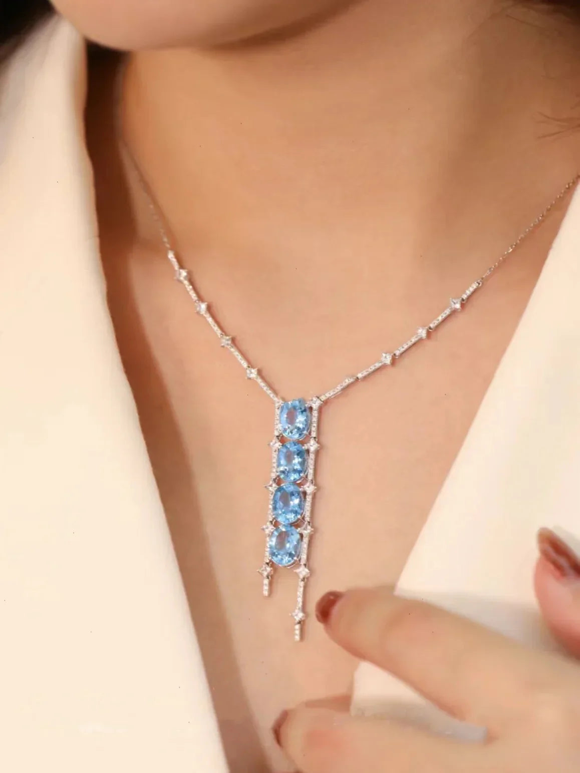 Elegant Hypoallergenic Sterling Silver Necklace