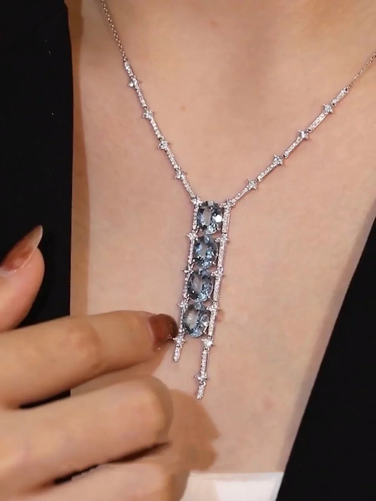 Elegant Hypoallergenic Sterling Silver Necklace