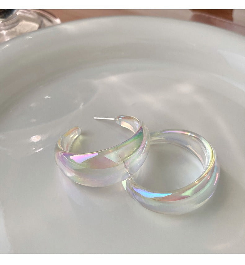 Elegance Amplified: Luxe Acrylic Earrings