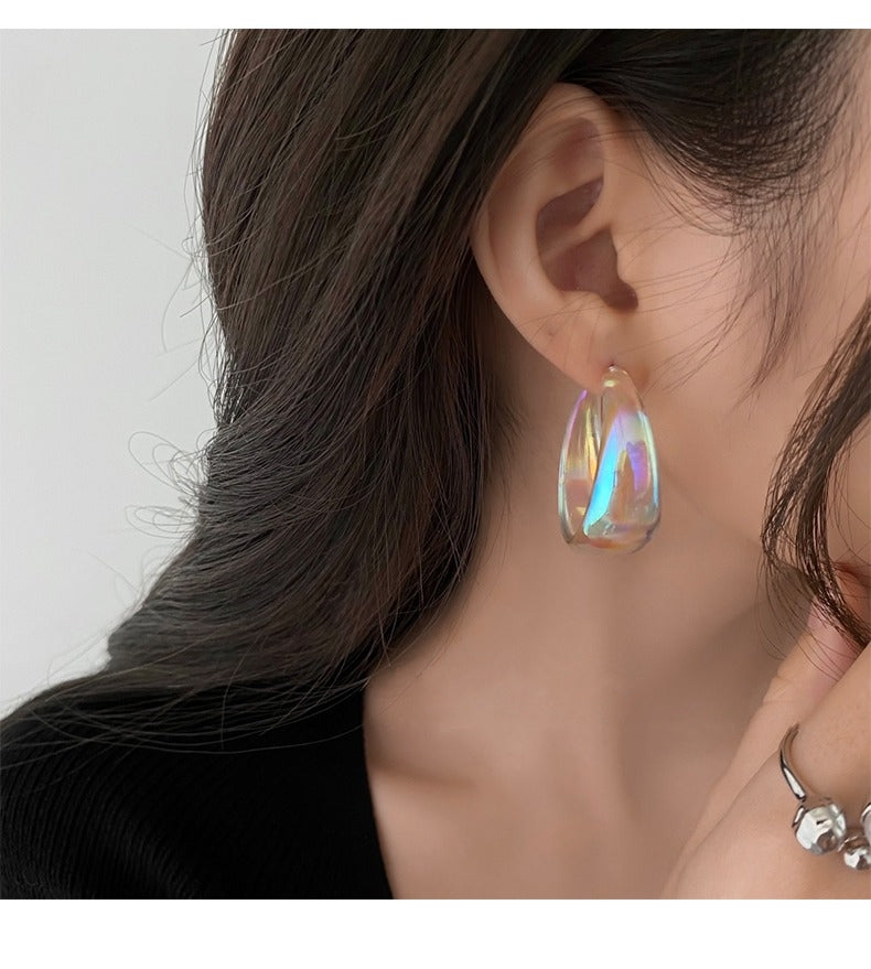 Elegance Amplified: Luxe Acrylic Earrings