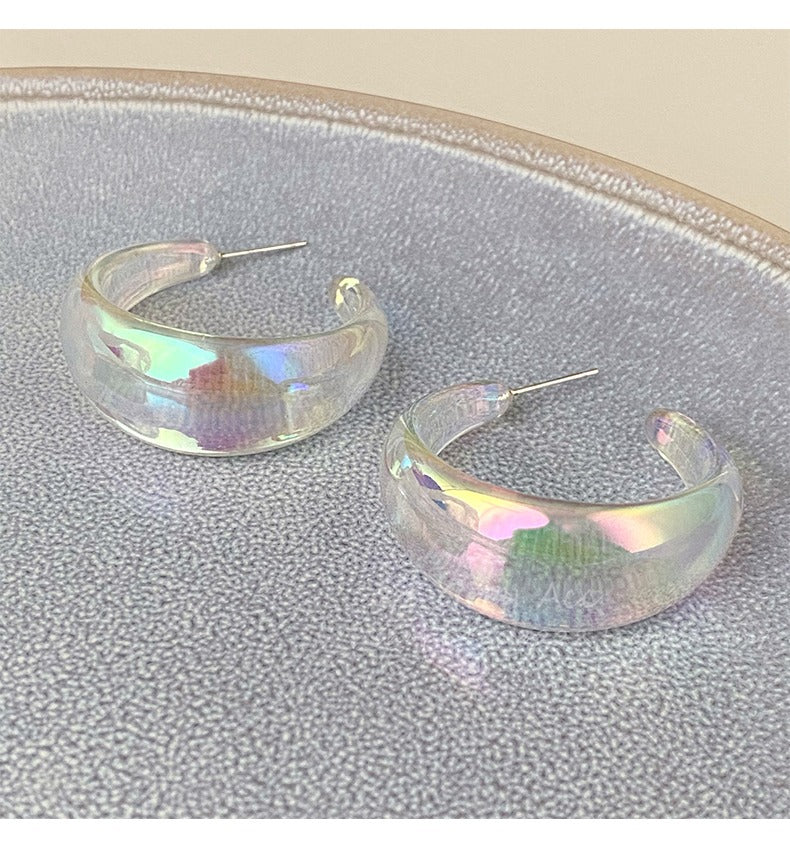 Elegance Amplified: Luxe Acrylic Earrings