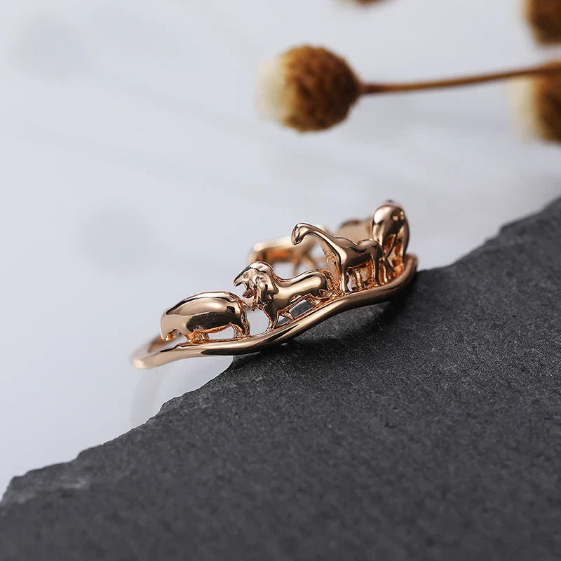 Wild Spirit Gold Ring