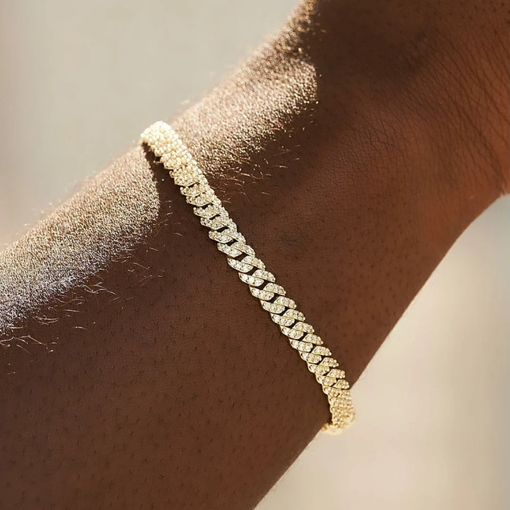 Elegant Sparkle Cubic Zirconia Bracelet