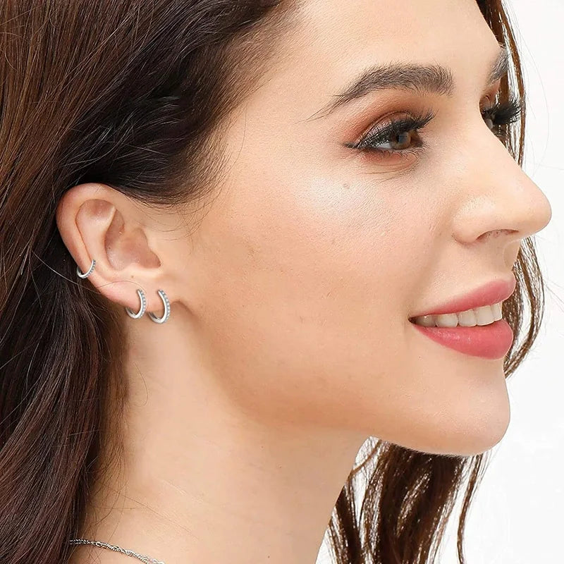Elegance Hoop Earrings Duo