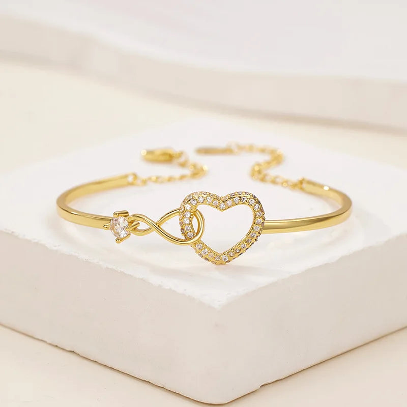Infinity Heart Bracelet Connection Token