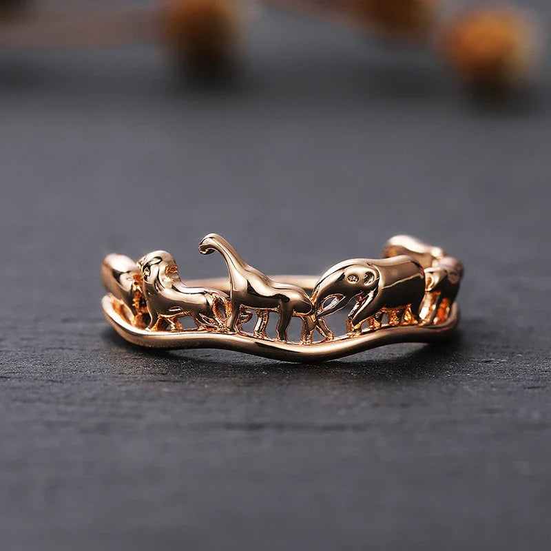 Wild Spirit Gold Ring