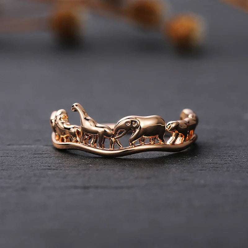 Wild Spirit Gold Ring
