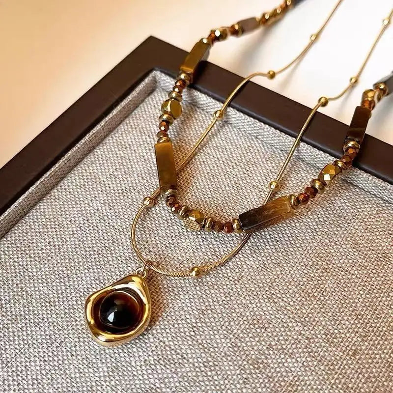 Tiger's Gaze Elegance Necklace
