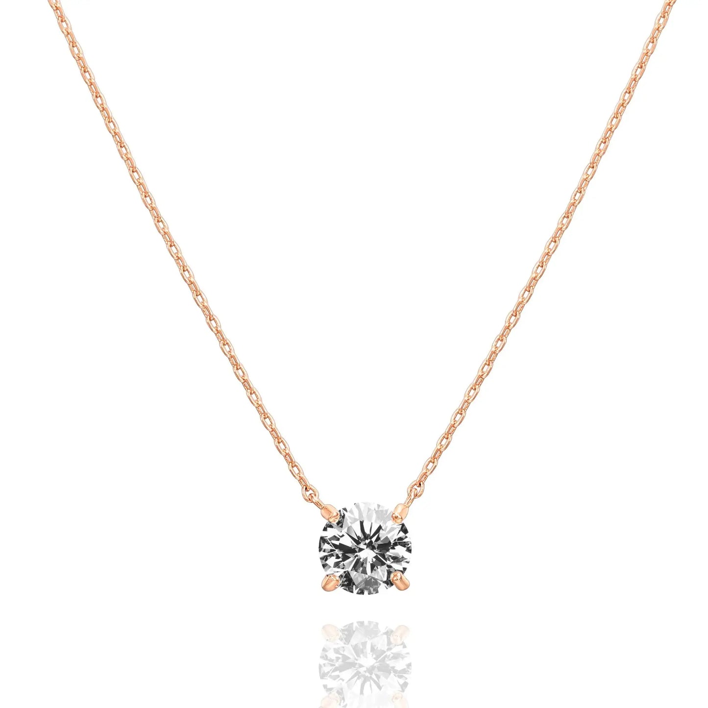 Elegant Sparkle Necklace with Chain