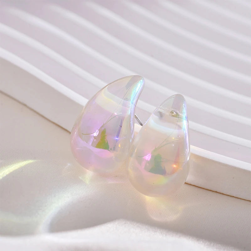 Elegance Amplified: Luxe Acrylic Earrings
