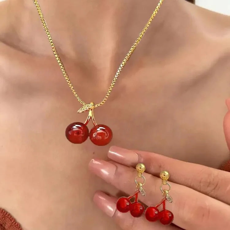 Radiant Cherry Elegance Set