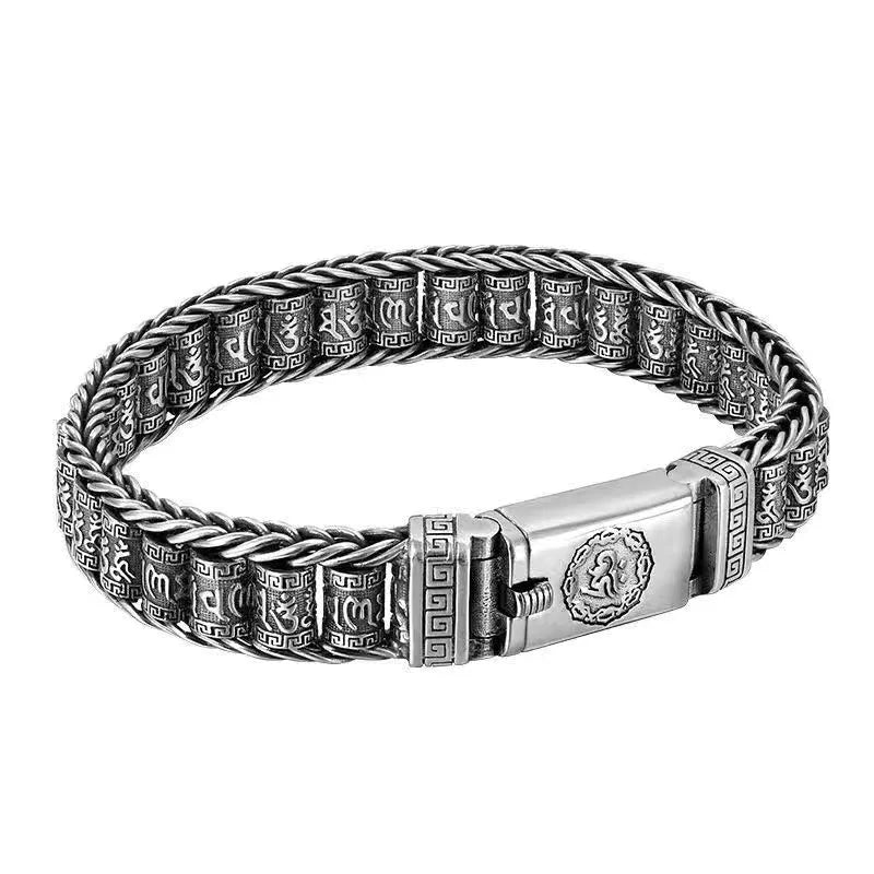 Mantra Strength Stainless Bracelet