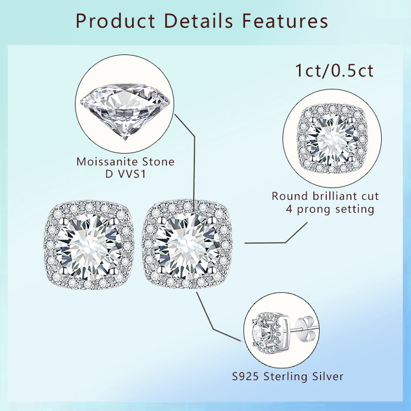 Brilliant Moissanite Round-Cut Elegance