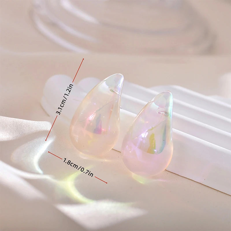 Elegance Amplified: Luxe Acrylic Earrings