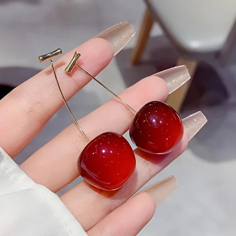 Chic Cherry Earrings for Stunning Impact