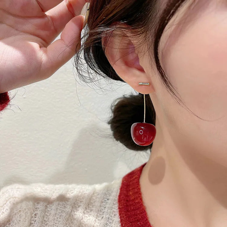 Chic Cherry Earrings for Stunning Impact