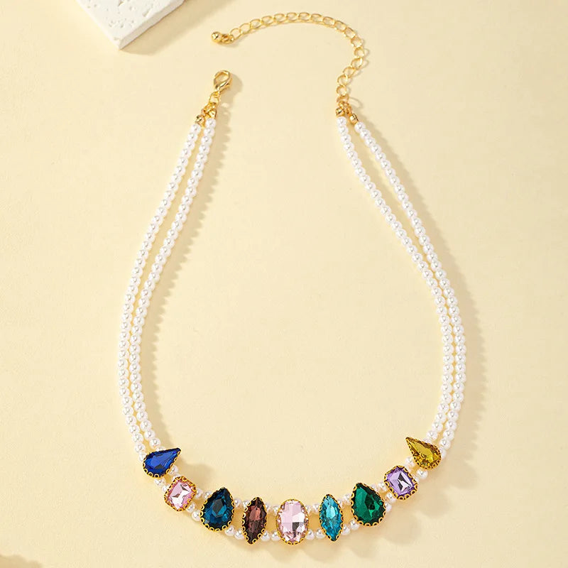 Gem & Pearl Choker for Radiance