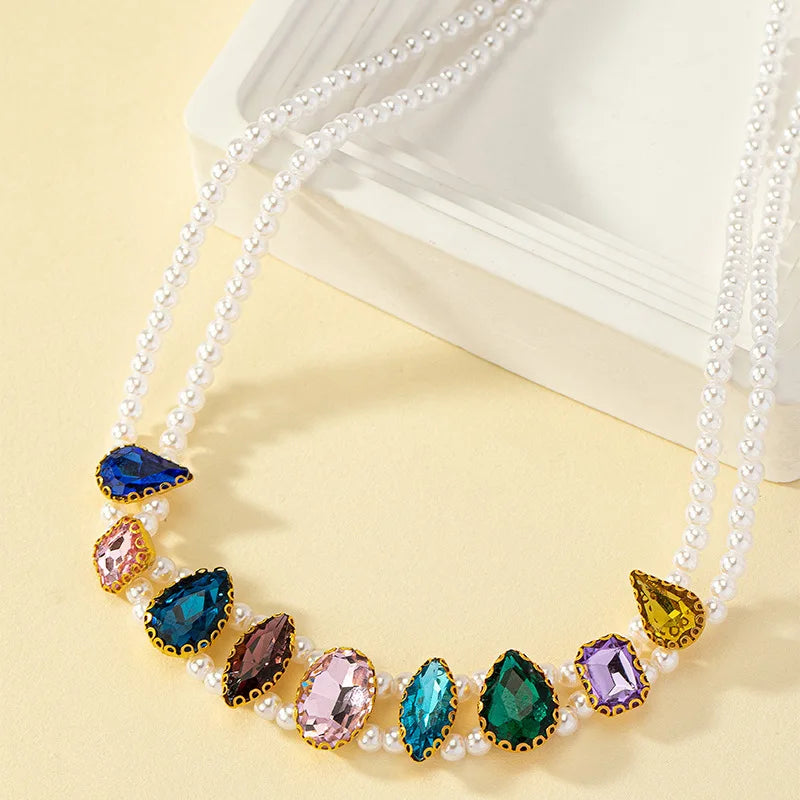 Gem & Pearl Choker for Radiance