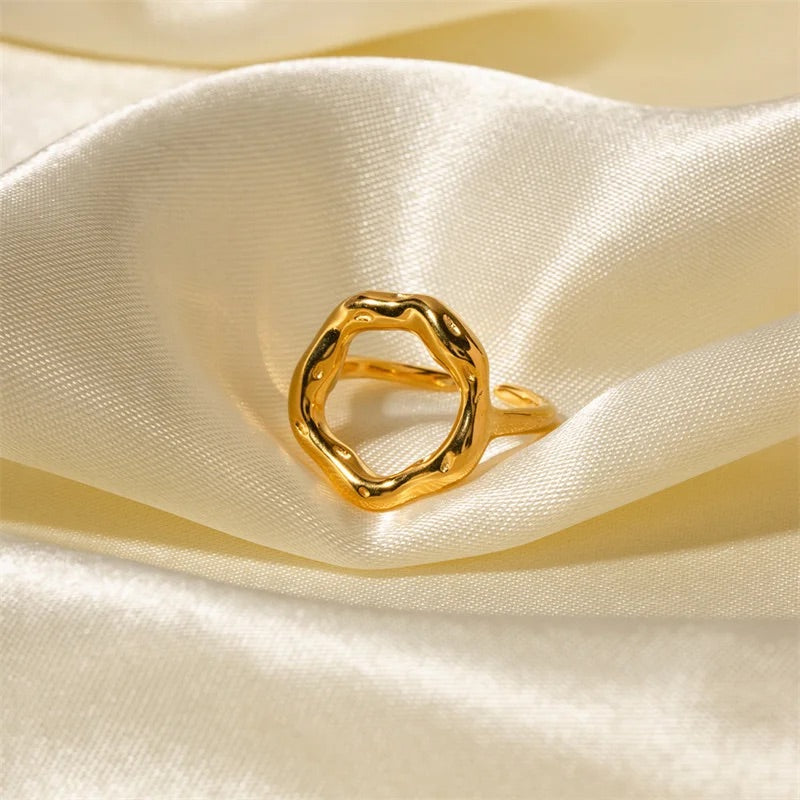 Unity Molten Gold Strength Ring