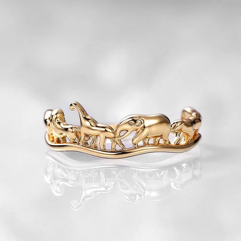 Wild Spirit Gold Ring